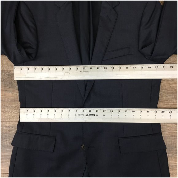 J Crew Mens Blazer Sport Coat Two‎ Button Casual Jacket Size 40R Wool Suits - Picture 11 of 13